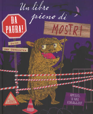 copertina Un libro pieno di mostri da paura. Ediz. a colori