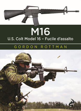 copertina M16. U.S. Colt Model 16. Fucile d'assalto