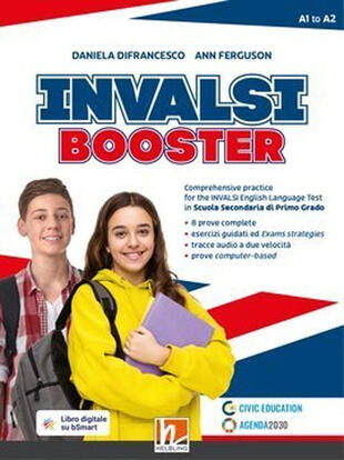 copertina Invalsi booster. Ediz. per la scuola. Con Contenuto digitale (fornito elettronicamente)