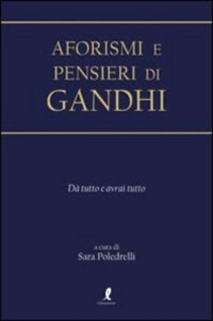 copertina Aforismi e pensieri di Gandhi