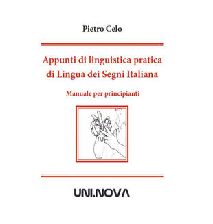copertina Appunti di linguistica pratica di lingua dei segni italiana. Manuale per principianti