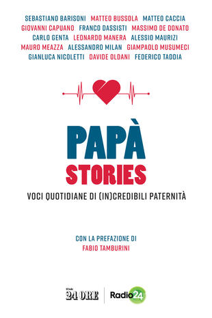 copertina Papà stories. Voci quotidiane di (in)credibili paternità