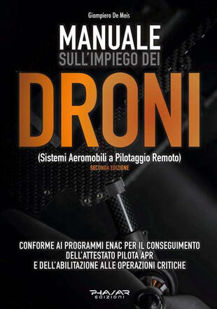 copertina Manuale sull'impiego dei droni. (Sistemi aeromobili a pilotaggio remoto)