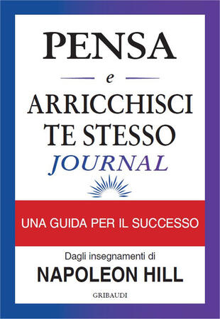 copertina Pensa e arricchisci te stesso journal. Identifica i tuoi obiettivi, traccia i tuoi progressi e vivi i tuoi sogni