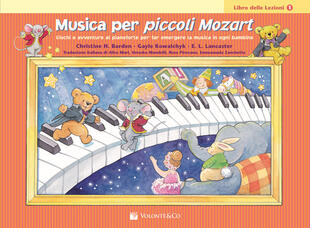copertina Musica per piccoli Mozart. Il libro delle lezioni