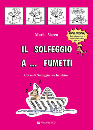 copertina Il solfeggio a... fumetti. Corso di solfeggio per bambini