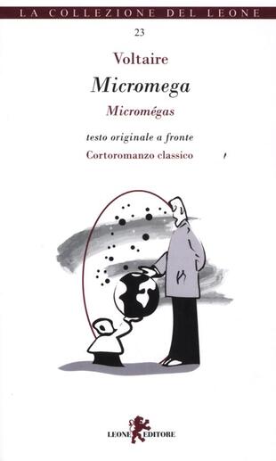 copertina Micromega. Testo francese a fronte