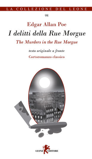 copertina I delitti della Rue Morgue-The murders in the Rue Morgue
