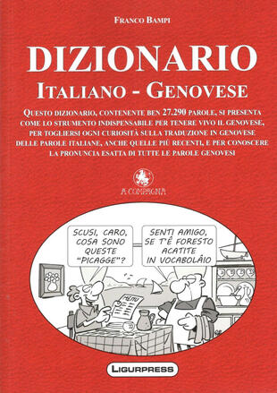 copertina Dizionario italiano-genovese