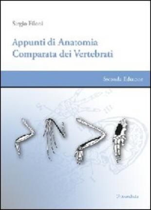 copertina Appunti di anatonomia comparata dei vertebrati