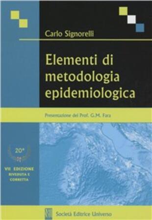copertina Elementi di metodologia epidemiologica