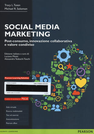 copertina Social media marketing. Post-consumo, innovazione collaborativa e valore condiviso. Ediz. MyLab. Con aggiornamento online