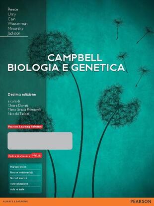 copertina Campbell. Biologia e genetica. Ediz. mylab. Con aggiornamento online. Con e-book