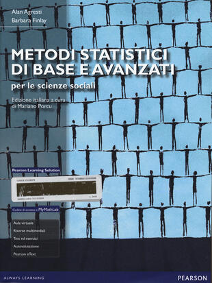 copertina Metodi statistici di base e avanzati per le scienze sociali. Con aggiornamento online