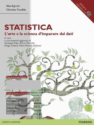 copertina Statistica: l'arte e la scienza d'imparare dai dati. Ediz. mylab. Con espansione online