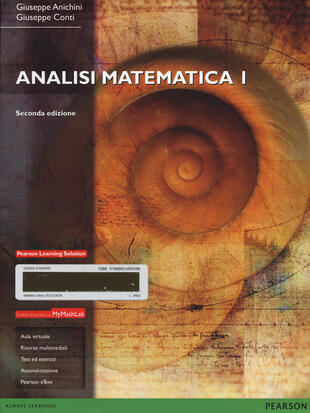 copertina Analisi matematica I. Con mymathlab. Con espansione online