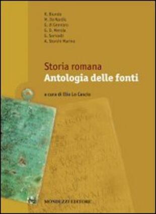 copertina Storia romana. Antologia delle fonti
