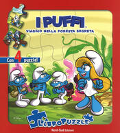 copertina Il villaggio perduto. I puffi. Libro puzzle. Ediz. a colori