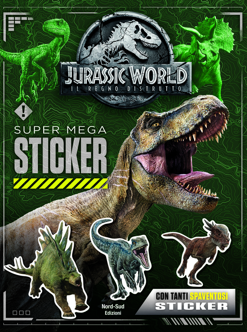 Jurassic World 2 Super Mega Sticker Di Vv Jurassic World Il Libraio