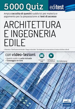 copertina EdiTest Architettura e Ingegneria edile. 5000 Quiz. Con espansione online