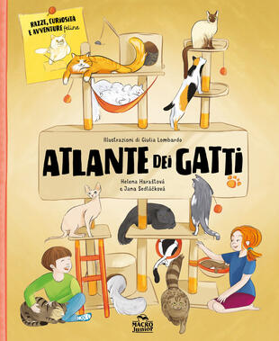 Atlante dei gatti. Razze, curiosità e avventure feline di Haratová Helena  - Il Libraio