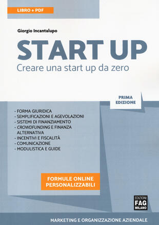 copertina Start up. Creare una start up da zero. Con ebook