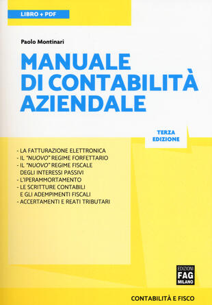 copertina Manuale di contabilità aziendale. Con e-book