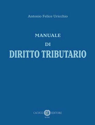 copertina Manuale di diritto tributario