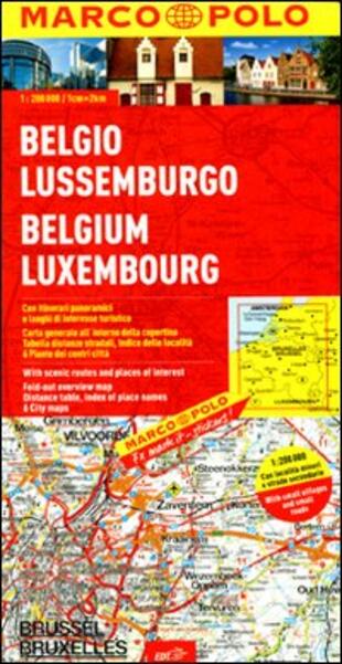 copertina Belgio, Lussemburgo 1:200.000. Ediz. multilingue