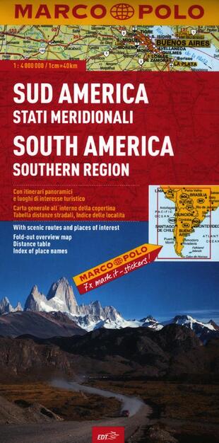 copertina Sud America (stati meridionali) 1:4.000.000