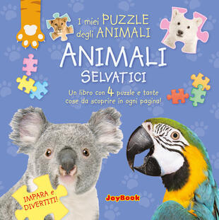 copertina Animali selvatici. Libro puzzle