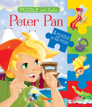 copertina Peter Pan. Puzzle delle fiabe. Ediz. a colori