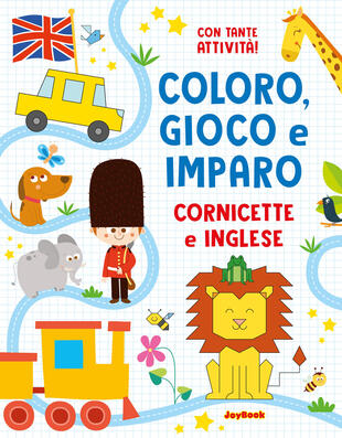 copertina Cornicette e inglese. Coloro, gioco e imparo. Ediz. a colori
