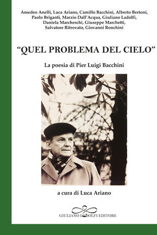 copertina «Quel problema del cielo». La poesia di Pier Luigi Bacchini