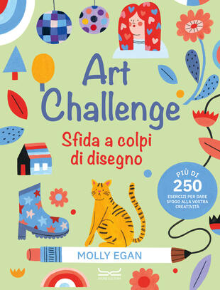 copertina Art challenge. Sfida a colpi di disegno. Ediz. illustrata