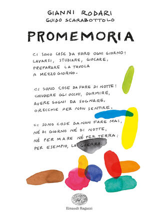 copertina Promemoria. Ediz. a colori