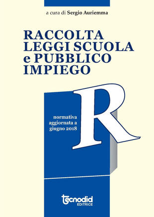 copertina Raccolta leggi scuola e pubblico impiego