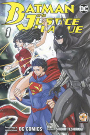copertina Batman e la Justice League
