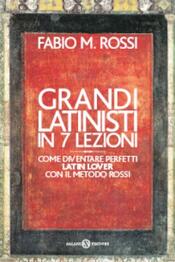 copertina Grandi latinisti in 7 lezioni