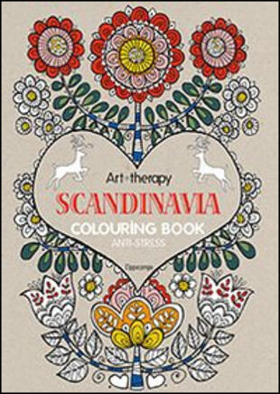 copertina Art therapy. Scandinavia. Colouring book