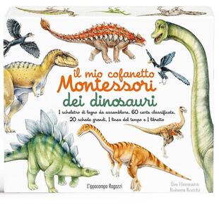 copertina Il mio cofanetto Montessori dei dinosauri. Con gadget