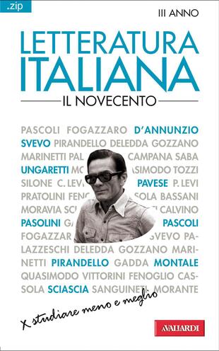 copertina Letteratura italiana. Il Novecento