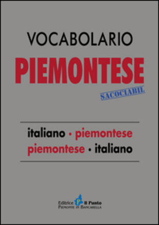 copertina Vocabolario piemontese sacociàbil. Italiano-piemontese, piemontese-italiano