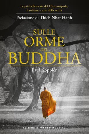 copertina Sulle orme del Buddha. Le più belle storie del Dhammapada, il sublime canto della verità