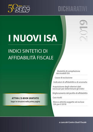 copertina I nuovi ISA Indici sintetici di affidabilità fiscale