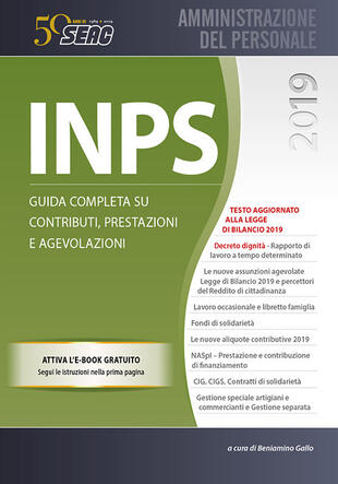 copertina INPS. Guida completa su contributi, prestazioni e agevolazioni