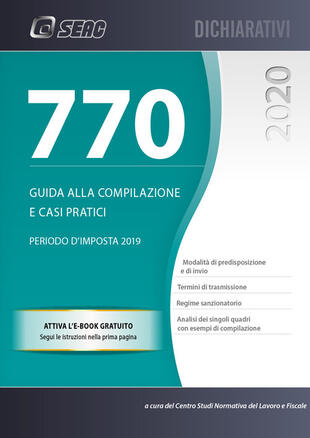 copertina Il mod. 770/2020. Guida alla compilazione e casi pratici