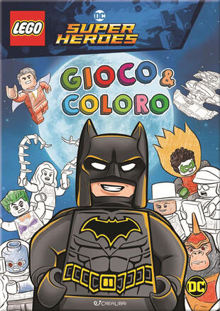 copertina Batman. Lego DC. Gioco & coloro. Ediz. a colori