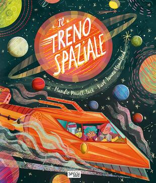 copertina Il treno spaziale. Ediz. a colori