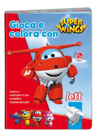 copertina Super Wings. Gioca e colora con Jett